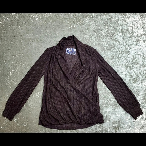 Maeve by Anthropologie Rafaela Hacci Surplice Top - Picture 2 of 8